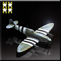 Supermarine Spitfire Mk.IXe -Flying Aces- Aircraft 8 Medals