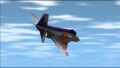 O F-4 Phantom, como mostrado em uma cutscene