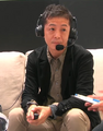 Kono presenting Ace Combat 7 at Taipei Game Show 2017