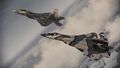 The PAK FA and the F-22A Raptor