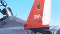 Detail of Mihaly's personal Su-30SM in Sol Squadron livery