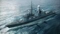 A Republic of Emmeria Navy Cassard-class destroyer/frigate