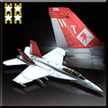 F/A-18F -Red Devils- Aircraft 100 Medals