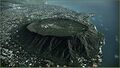 Diamond Head, a volcanic tuff cone near Honolulu