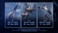 Release dates for the ADF-11F Raven Set, ADF-01 FALKEN Set and ADFX-01 Morgan Set
