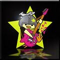 The "Guitar Nugget" emblem included with the Ace Combat Infinity & Series Music Best soundtrack