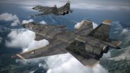 Su-47 -GAULT- in Ace Combat 6: Fires of Liberation