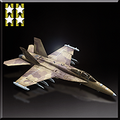 EA-18G -Beast- Aircraft 20 Medals[note 3] NEW