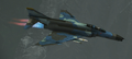 Flyby of the "Blue Camo" Skin