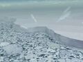 White Valley's glacial coastline in Ace Combat 3