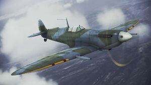 Supermarine Spitfire Mk IXe Infinity flyby 1.jpg