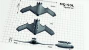 A development paper of the upgraded version of the MQ-90 Quox