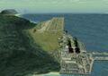 Twinkle Islands' air base and dock in Ace Combat 2