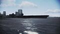 A UNF Nimitz-class aircraft carrier