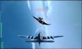 A Hellcat attacking an XB-10