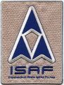 ISAF embroidering featuring the Three Arrowheads
