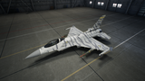 F-16C of Silber livery with full marking in Ace Combat 7: Skies Unknown