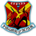 9th Air & Land Division 11th Tactical Fighter Squadron Espada Team badge.